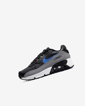 Nike Air Max 90 Negros Grises Grises Oscuro Azules | MX 4938